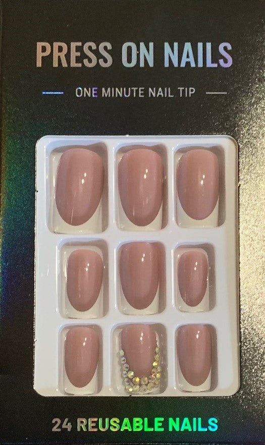Square French Nails